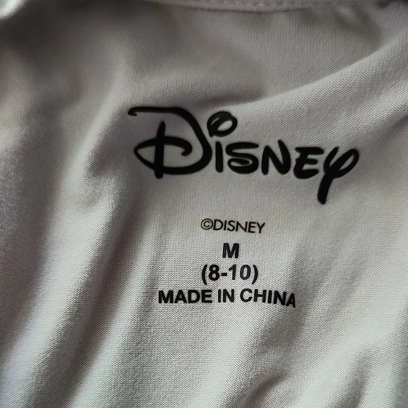 Disney Mickey Mouse Pajama Set Women’s Size Medium 8-10 White - Picture 6 of 8